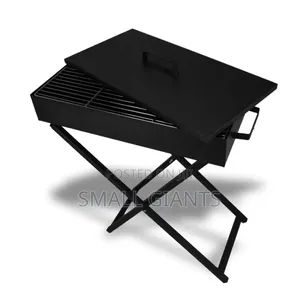 Outdoor Portable Foldable Picnic Grill With Lid