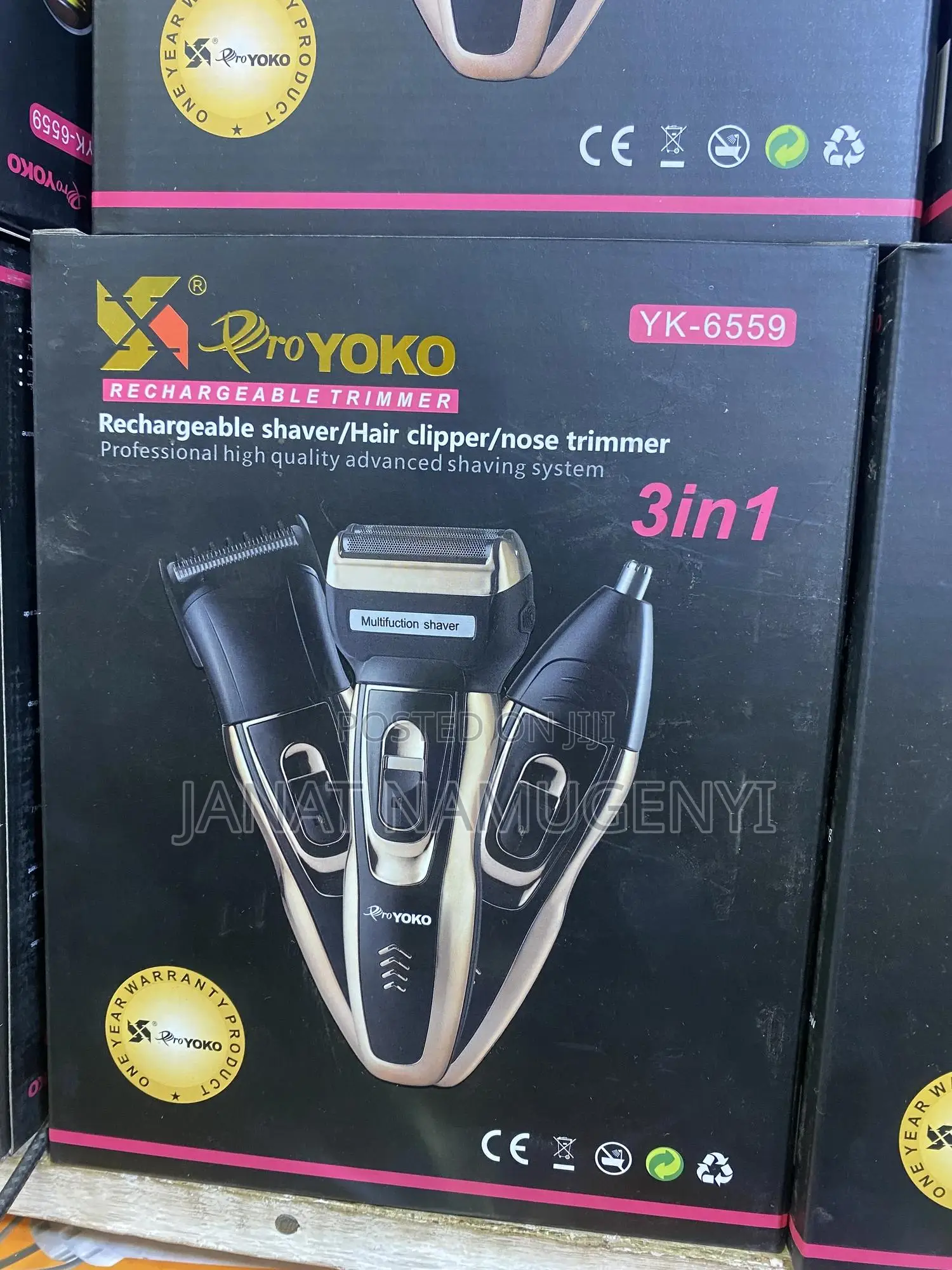 Pro Yooo Rechargeable Shaver/Hair Clipper/Nose Trimmer