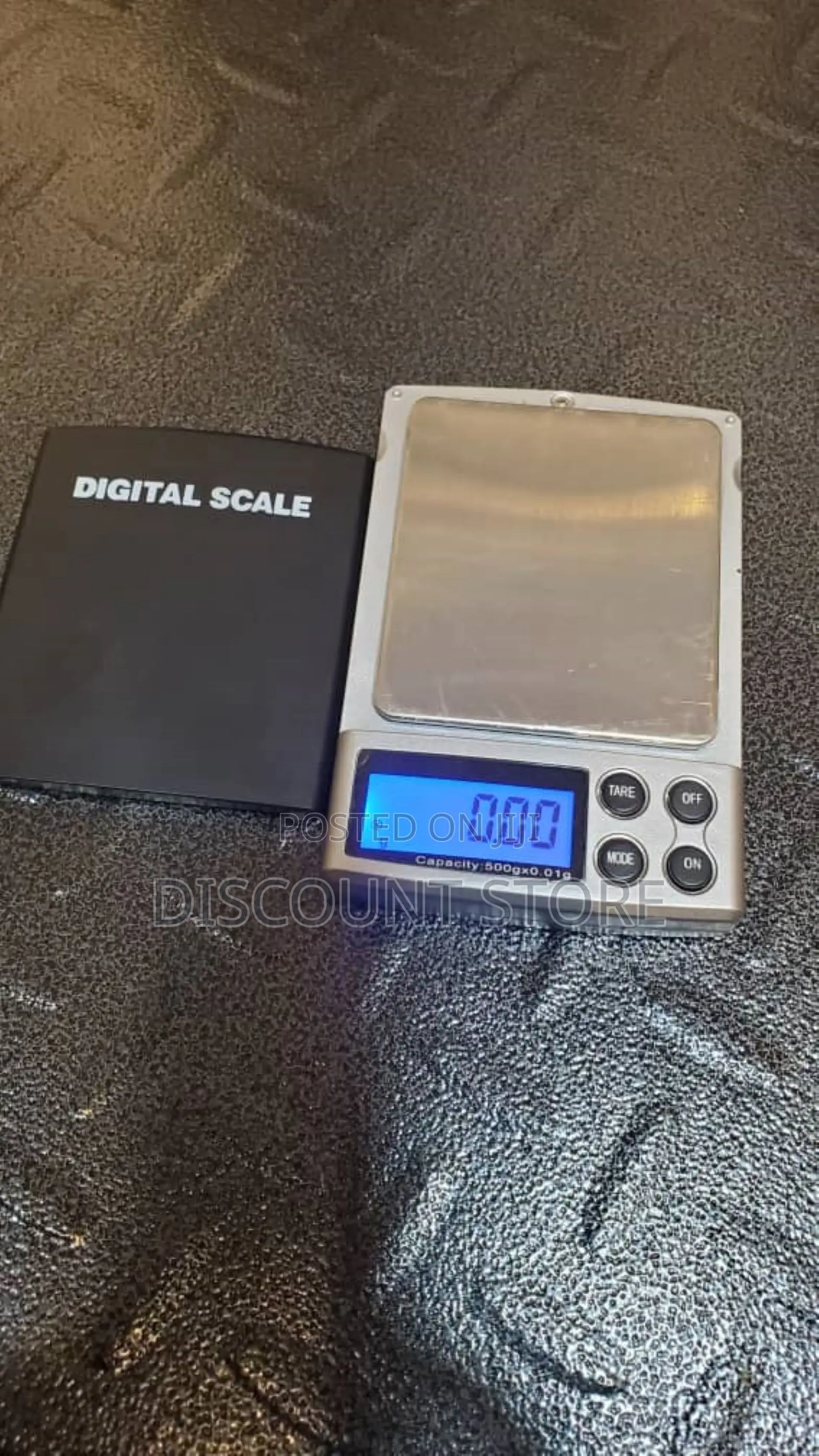 Calibrated Mineral Weighing Scales.
