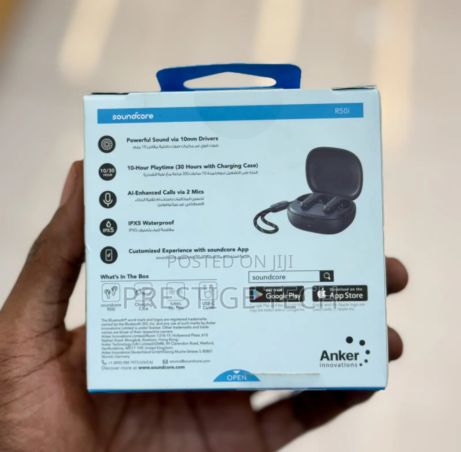 Anker Soundcore R50i True Wireless Earbuds 30 Hours Playtime