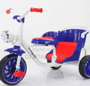 Double Seater Kids Tricycle.