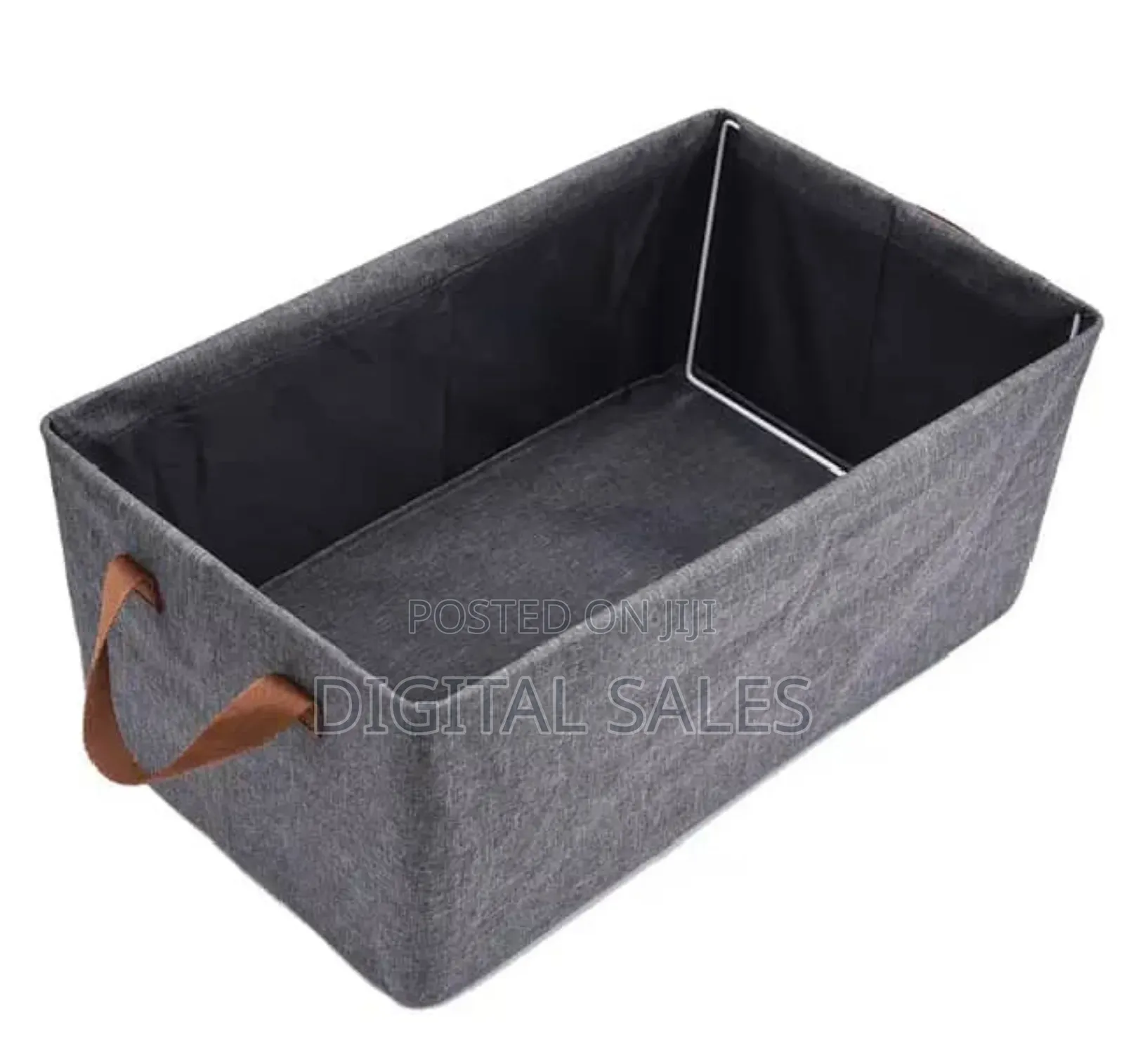 Quality Grey Laundry Basket/ Box