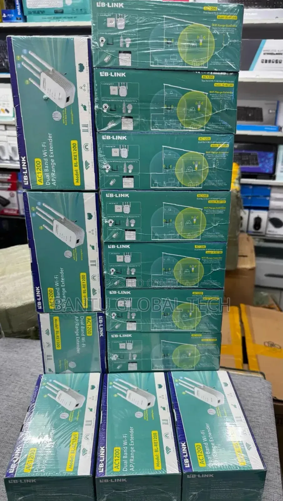 Dual Band Wifi Range Extender Lb Link