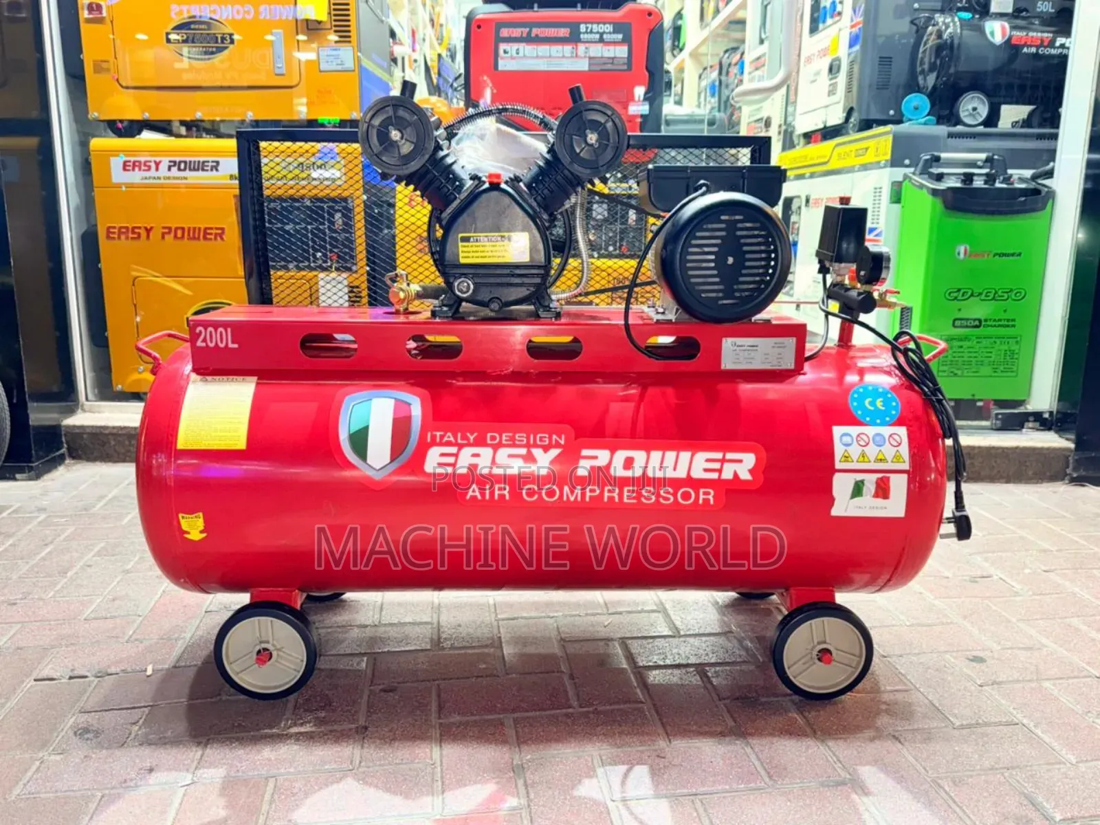 200 Liters Italian Air Compressor 8bars