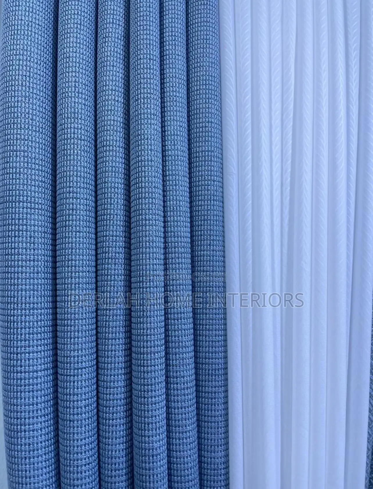 Blue / Pure White Net