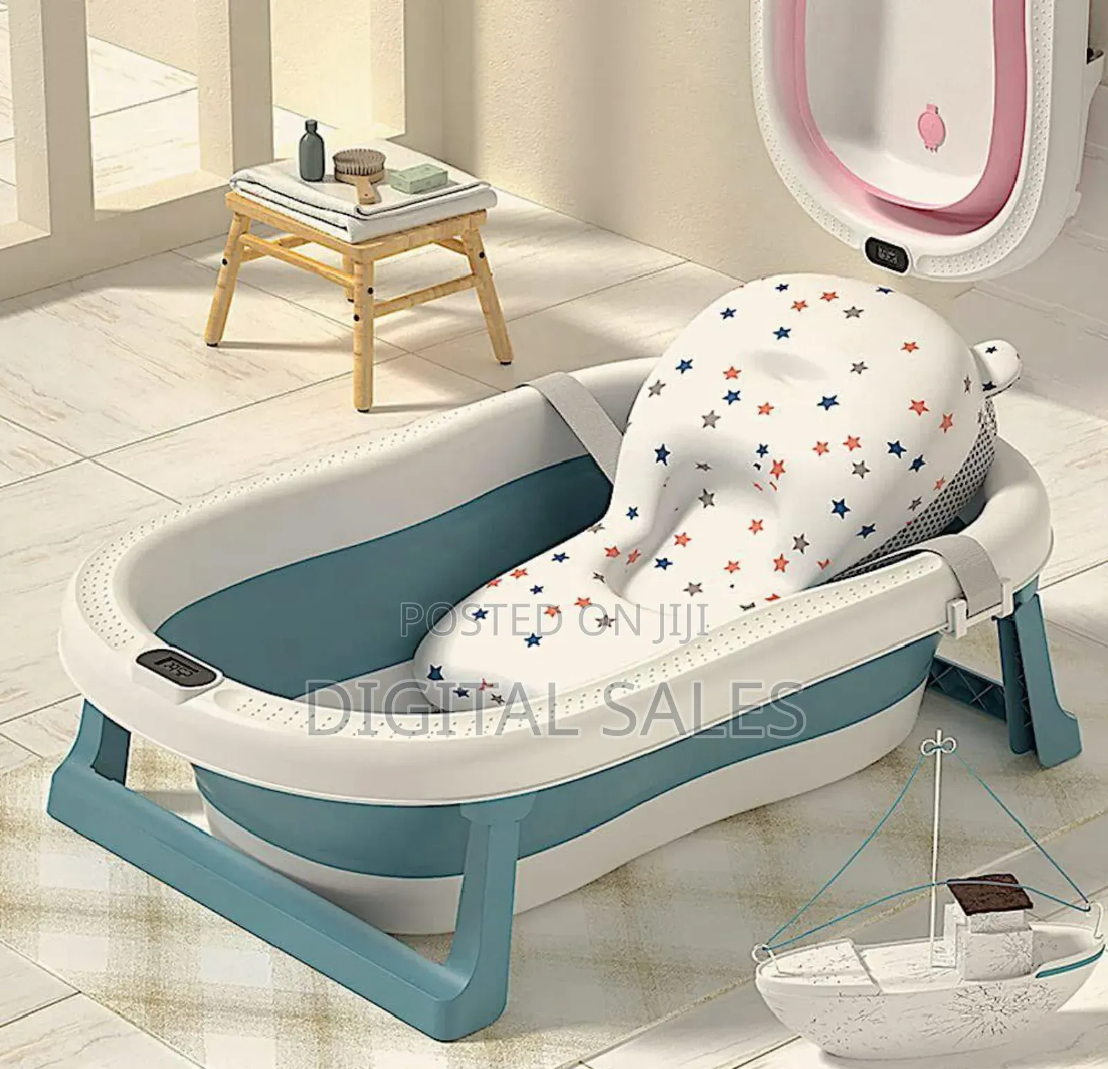 Baby Plastic Bath Tab/Safe for Kids With Cushions