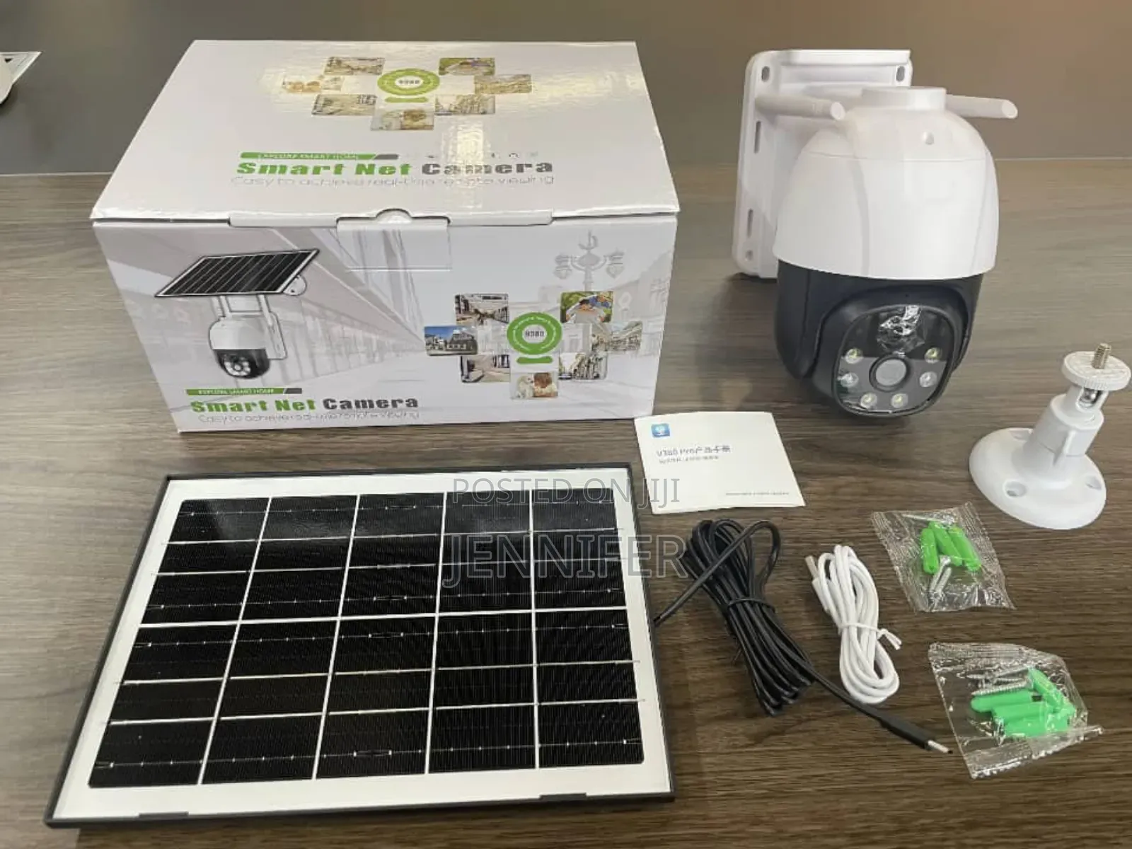 V380pro 4mp Full Colour Solar Panels Camera