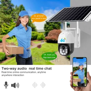 V380pro 4mp Full Colour Solar Panels Camera