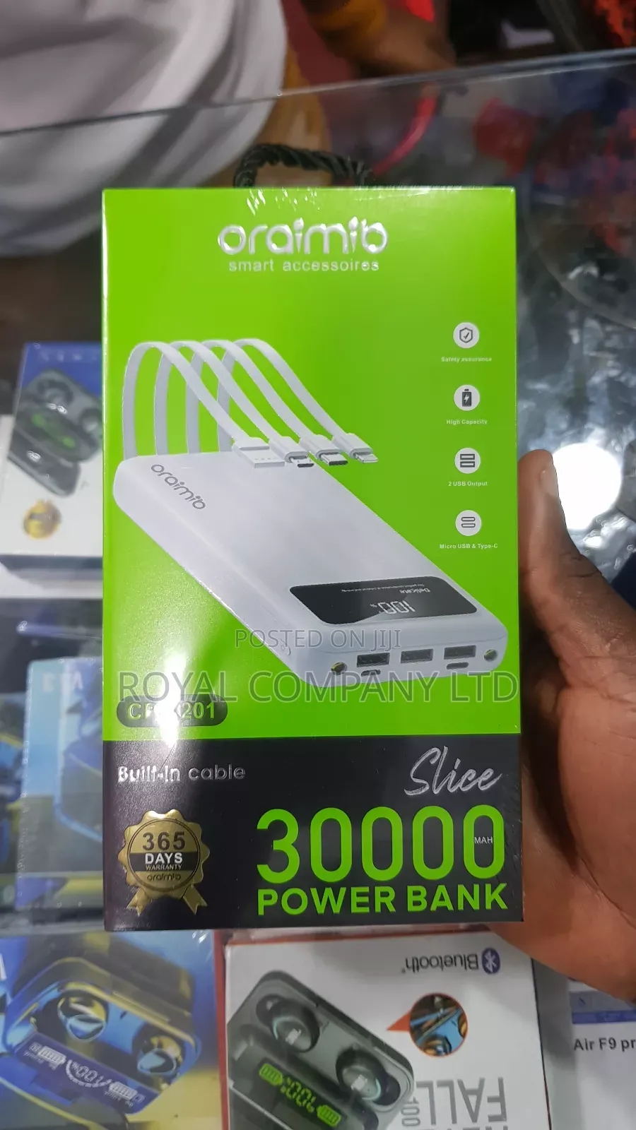 Oraimio Powerbank 30000mah