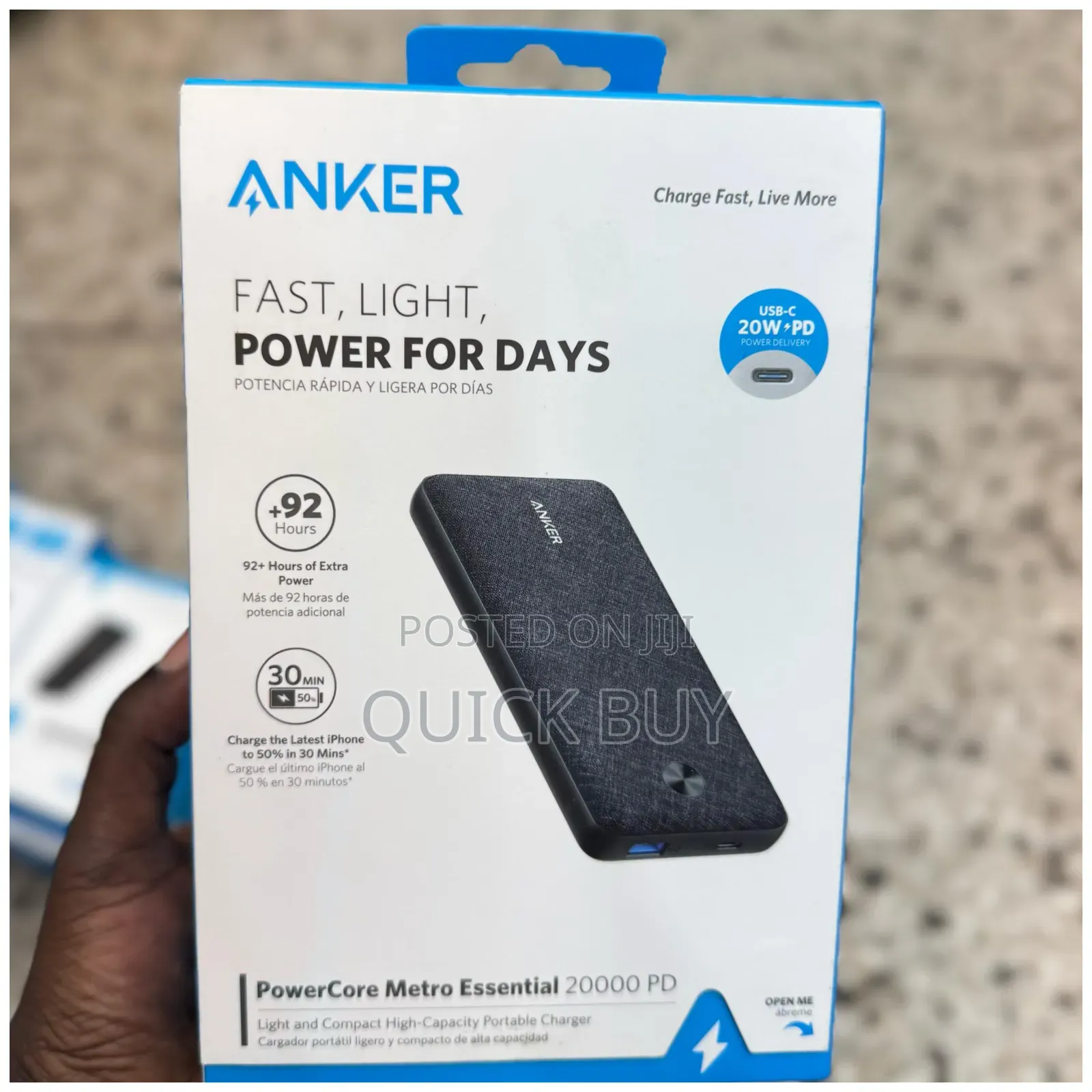 New Anker Powercore Metro Essential 20000 Pd