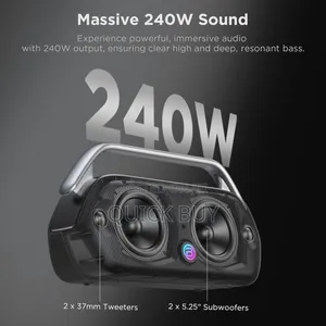 Bugani Boost Max 240w Portable Bluetooth Speaker