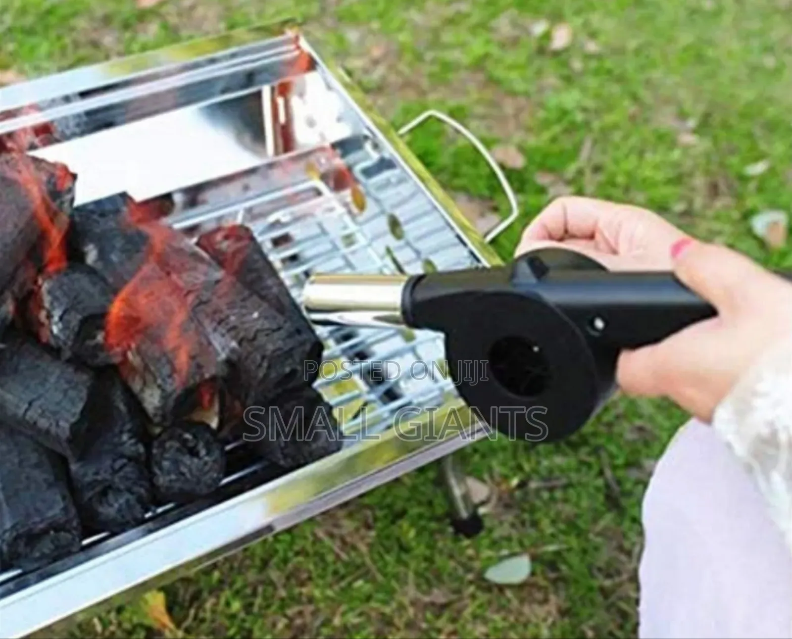 Hand-Crank Barbecue Air Blower