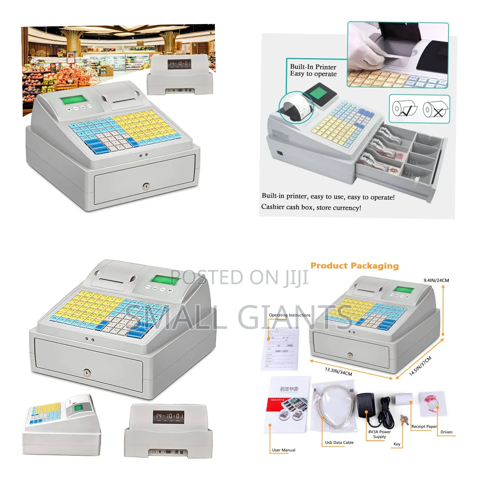 81 Key Electronic Cash Register (Ecr)