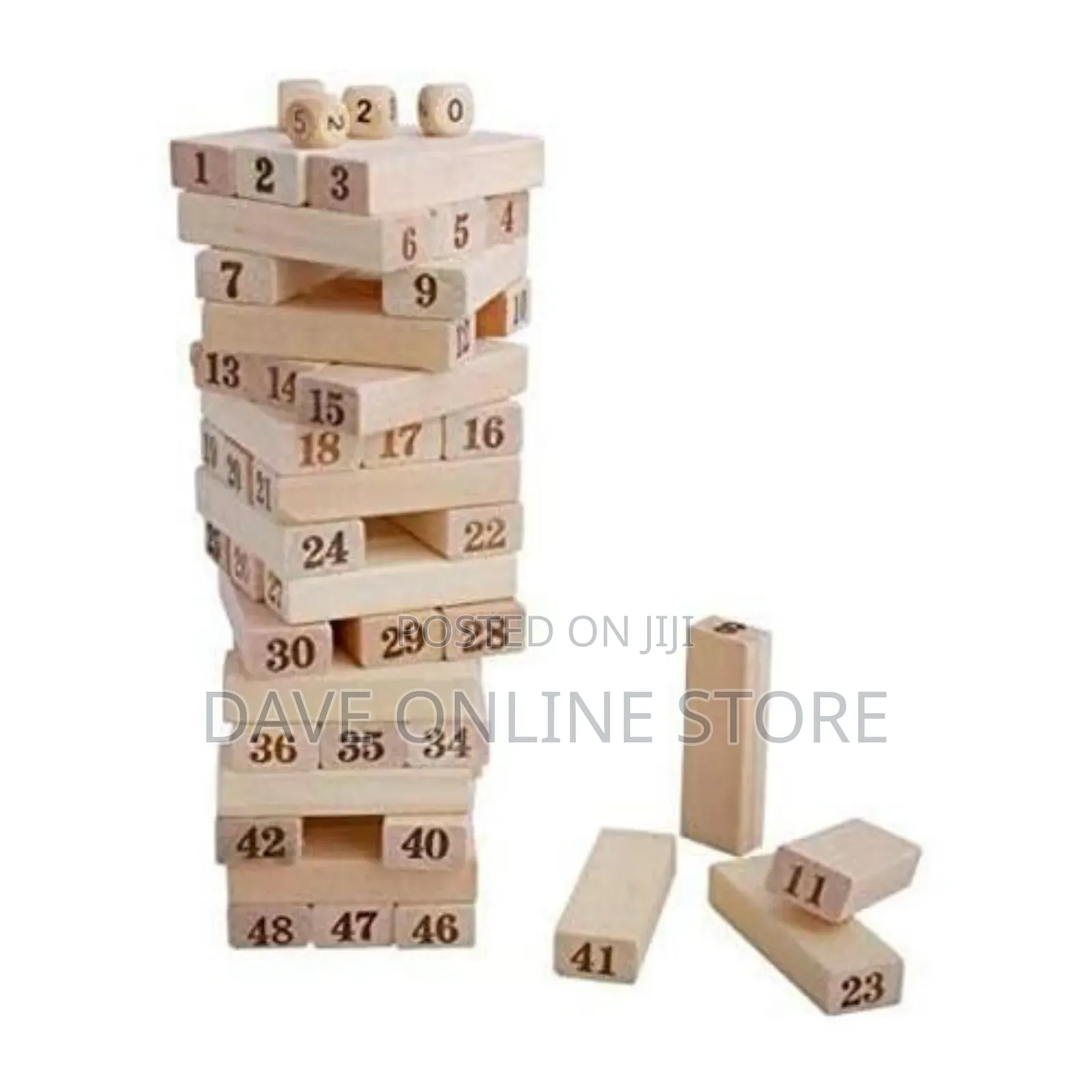 Wood Tower Game 48 Pieces