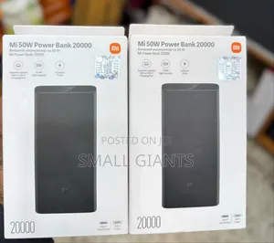 Xiaomi Mi 50w Power Bank With a 20000mah Capacity