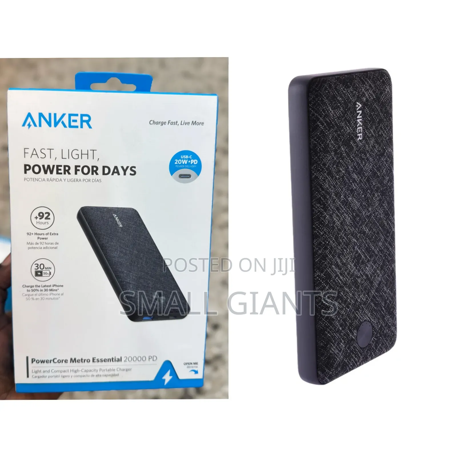 New Anker Powercore 20,000mah Portable Power Bank