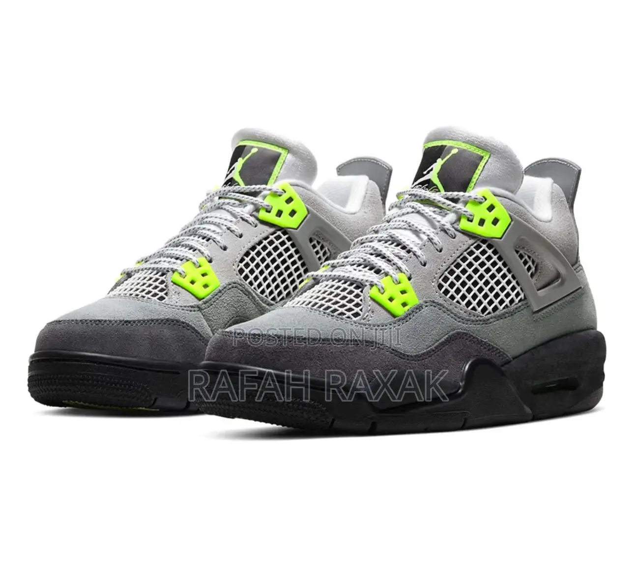 Original Air Jordan 4 Retro “Neon 95” Sneakers