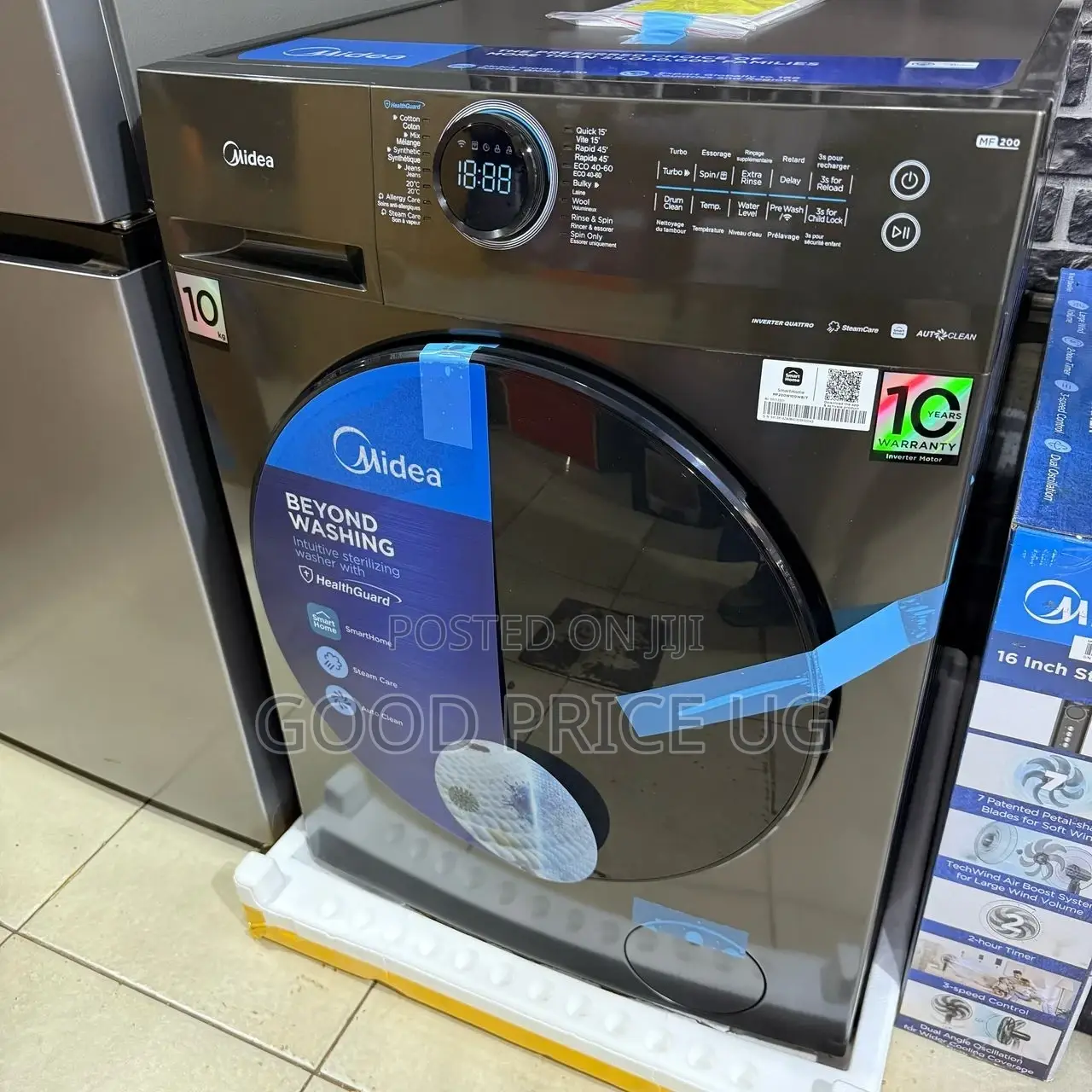 Midea 10kgs Front Loader Washing Machine