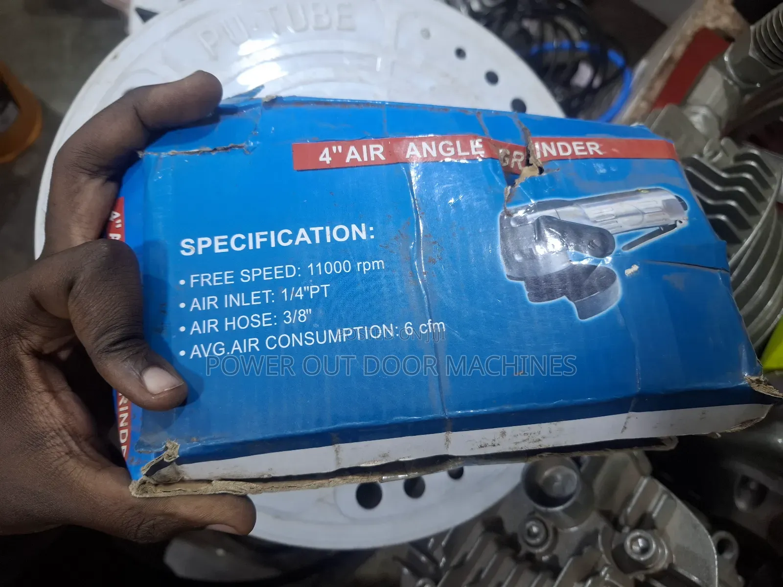 Air Pneumatic Pressure Angle Grinder
