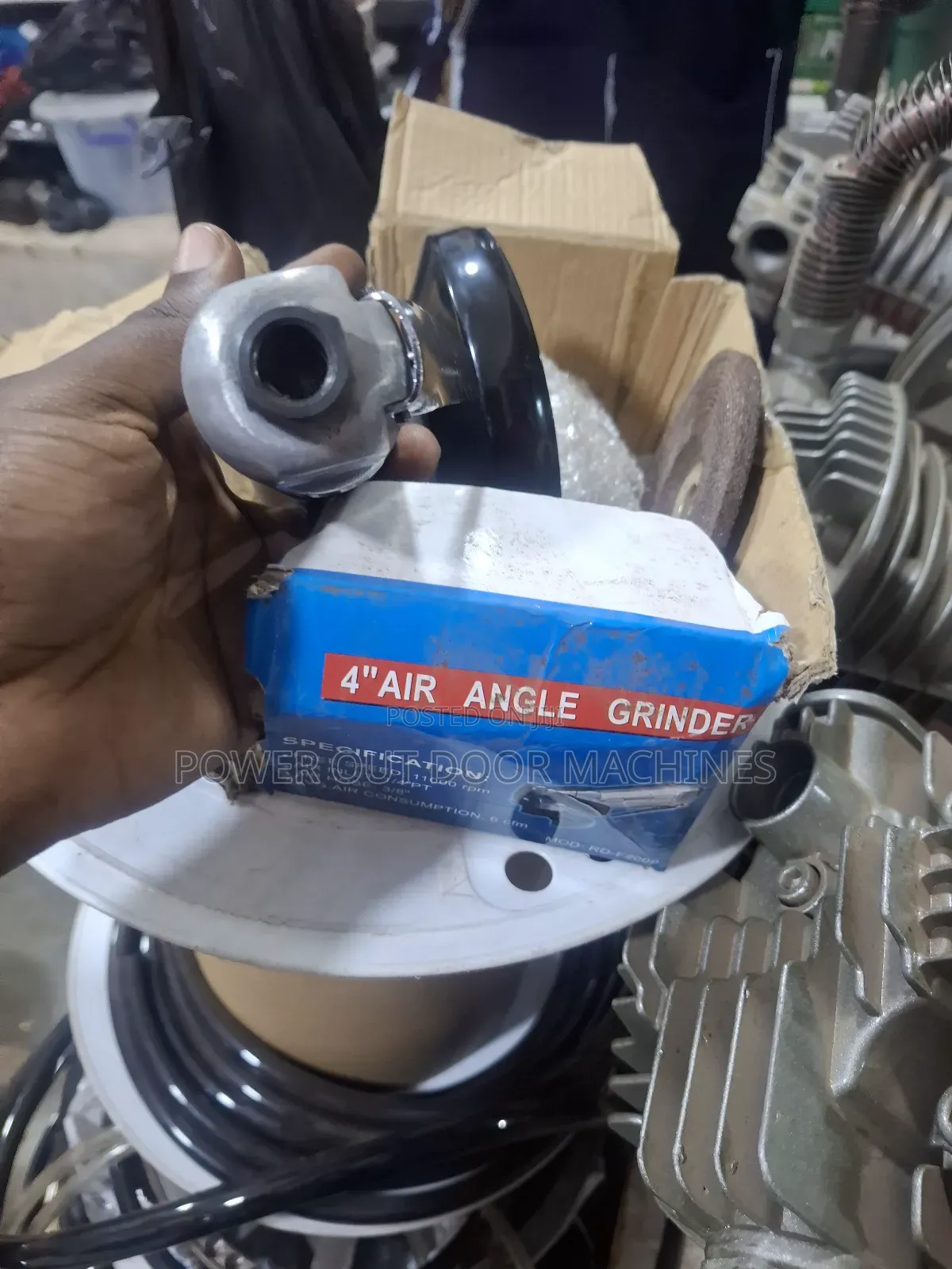 Air Pneumatic Pressure Angle Grinder