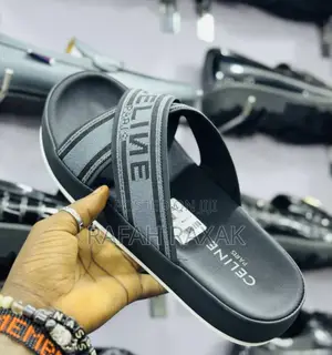 Original Men’S Black Cross Celine Sandals