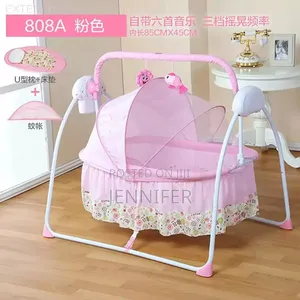 Foldable Baby Swing Bed With Music
