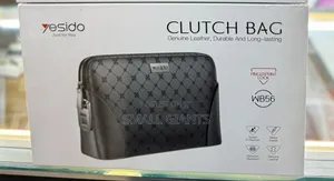 Yesido Fingerprint Lock Leather Clutch Bag