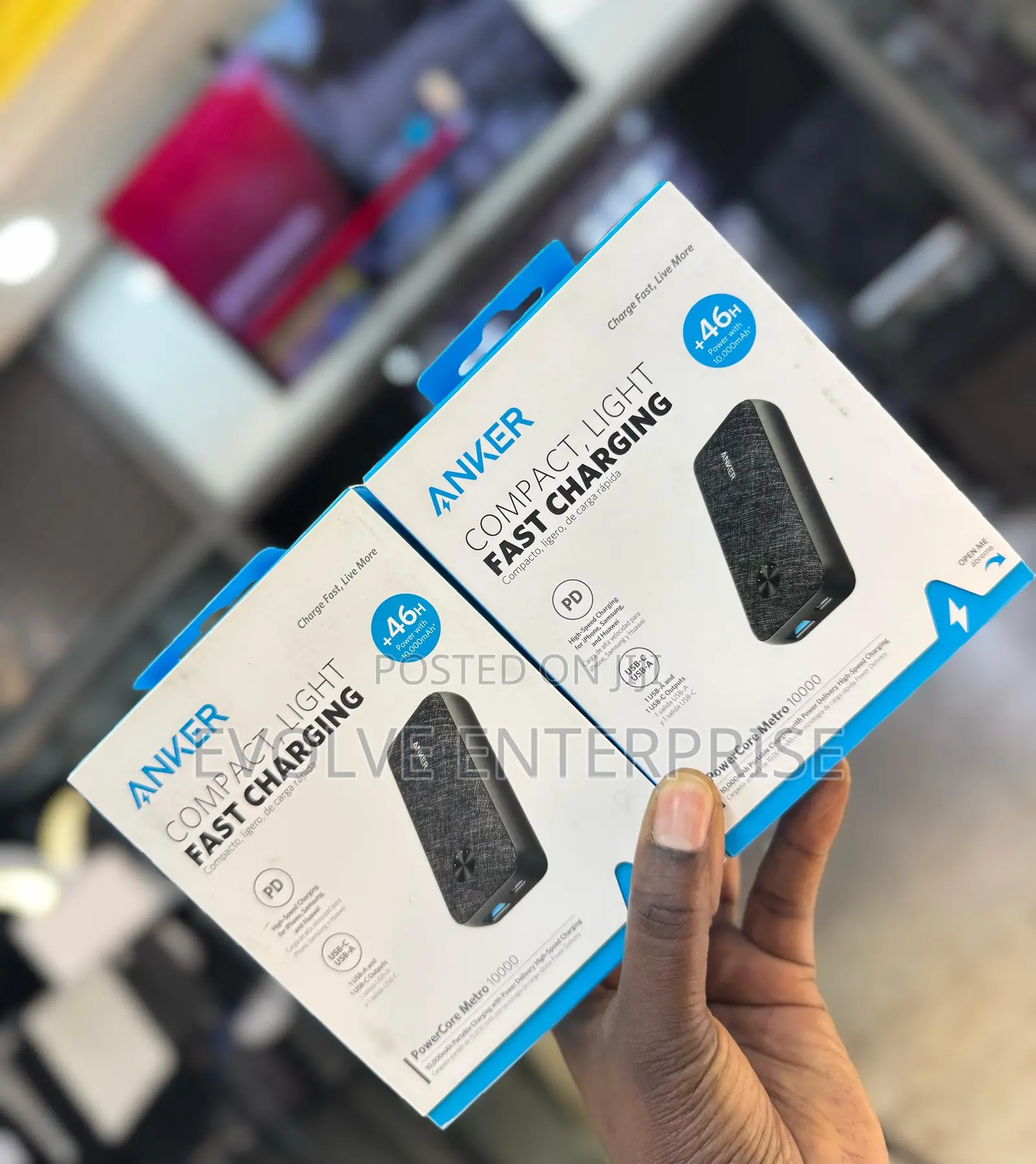 Anker Powercore Metro 10000 Portable Charger Power Bank