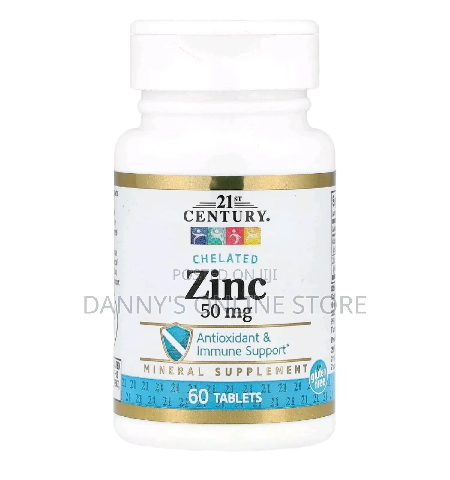 Chelated Zinc, 60 Capsules