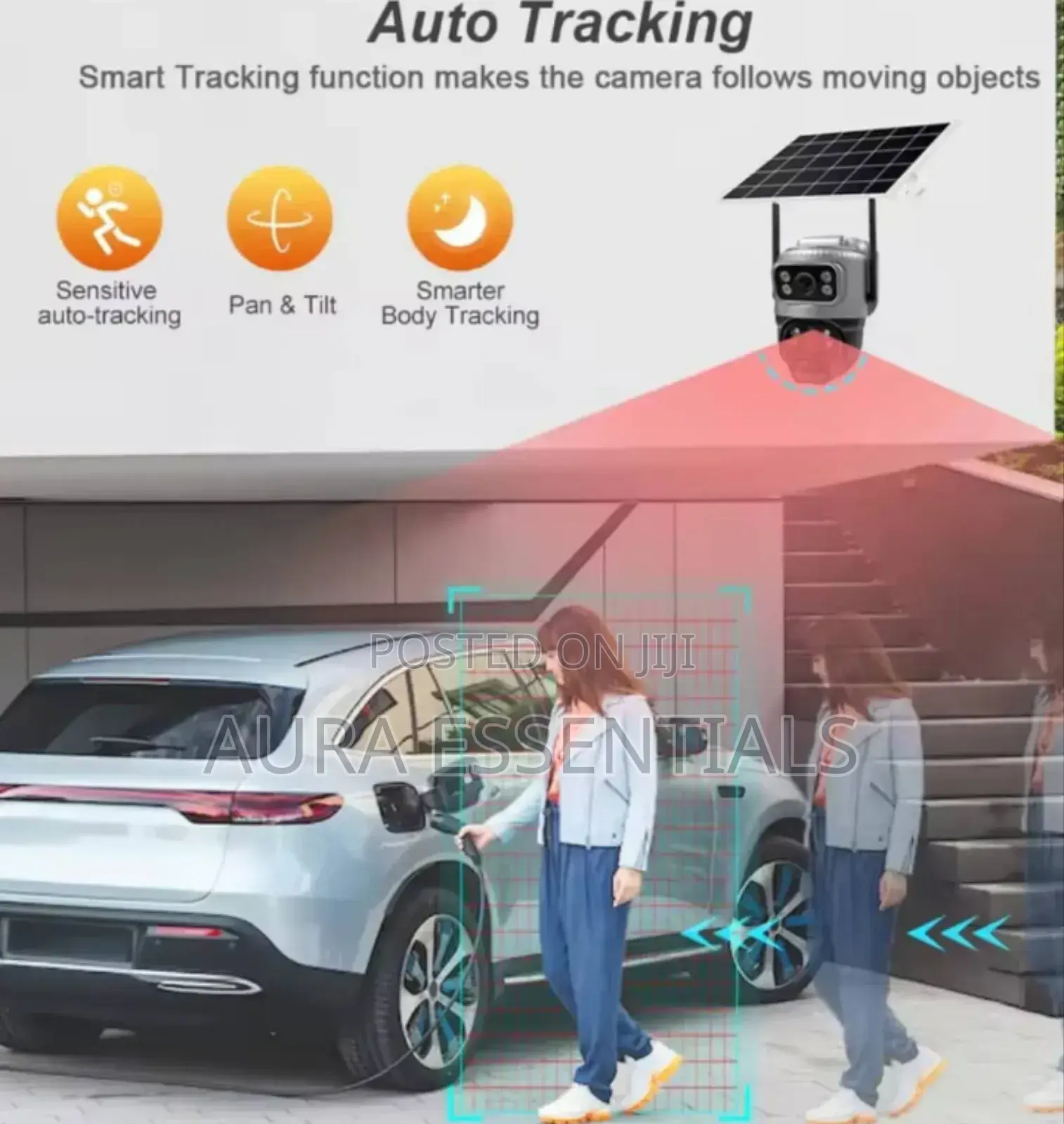 V380 4g Lte Sim Card 8mp Wireless PTZ Security Camera