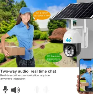 V380pro 4mp Full Colour Solar Panels Camera