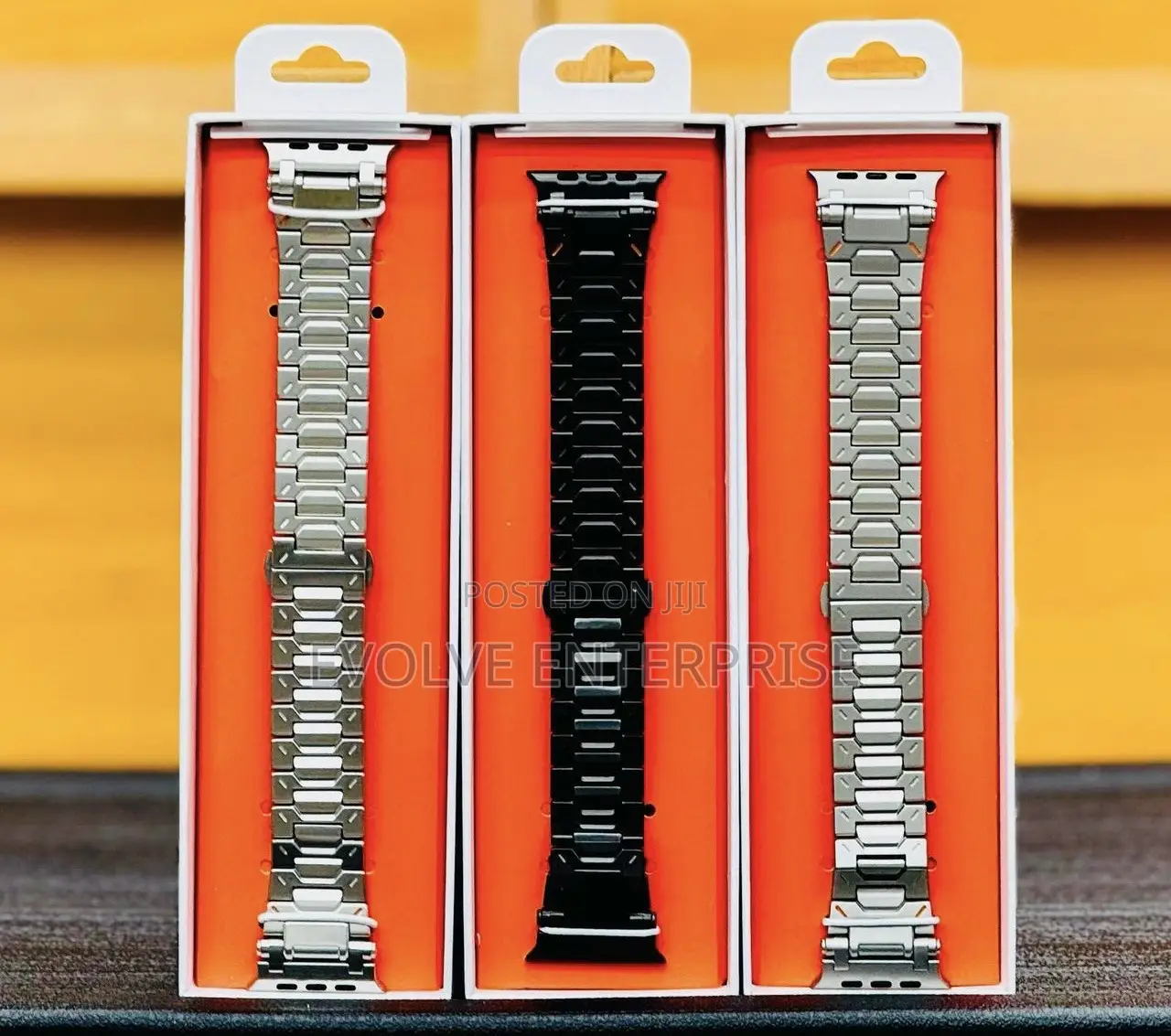 Apple Watch Metallic Strap Band