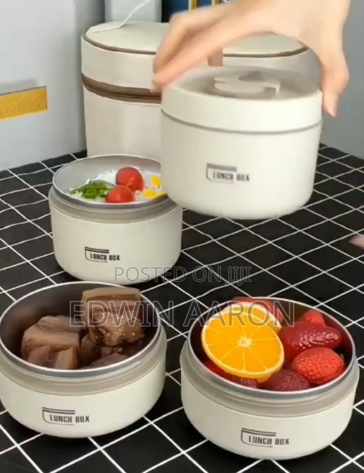 4 in 1 Stainless-Steel Food Flask