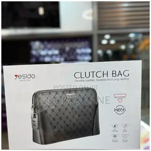 Anti Theft Waterproof Genuine Leather Clutch Bag