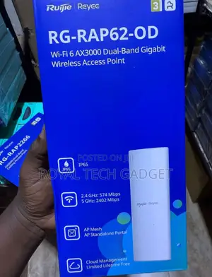 Ruijie Reyee Rg-Rap62-Od Wifi 6 Ax3000 Wireless Accesspoint