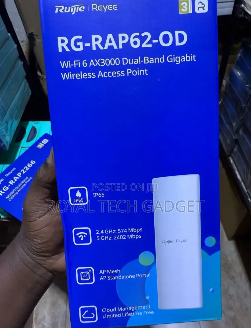 Ruijie Reyee Rg-Rap62-Od Wifi 6 Ax3000 Wireless Accesspoint