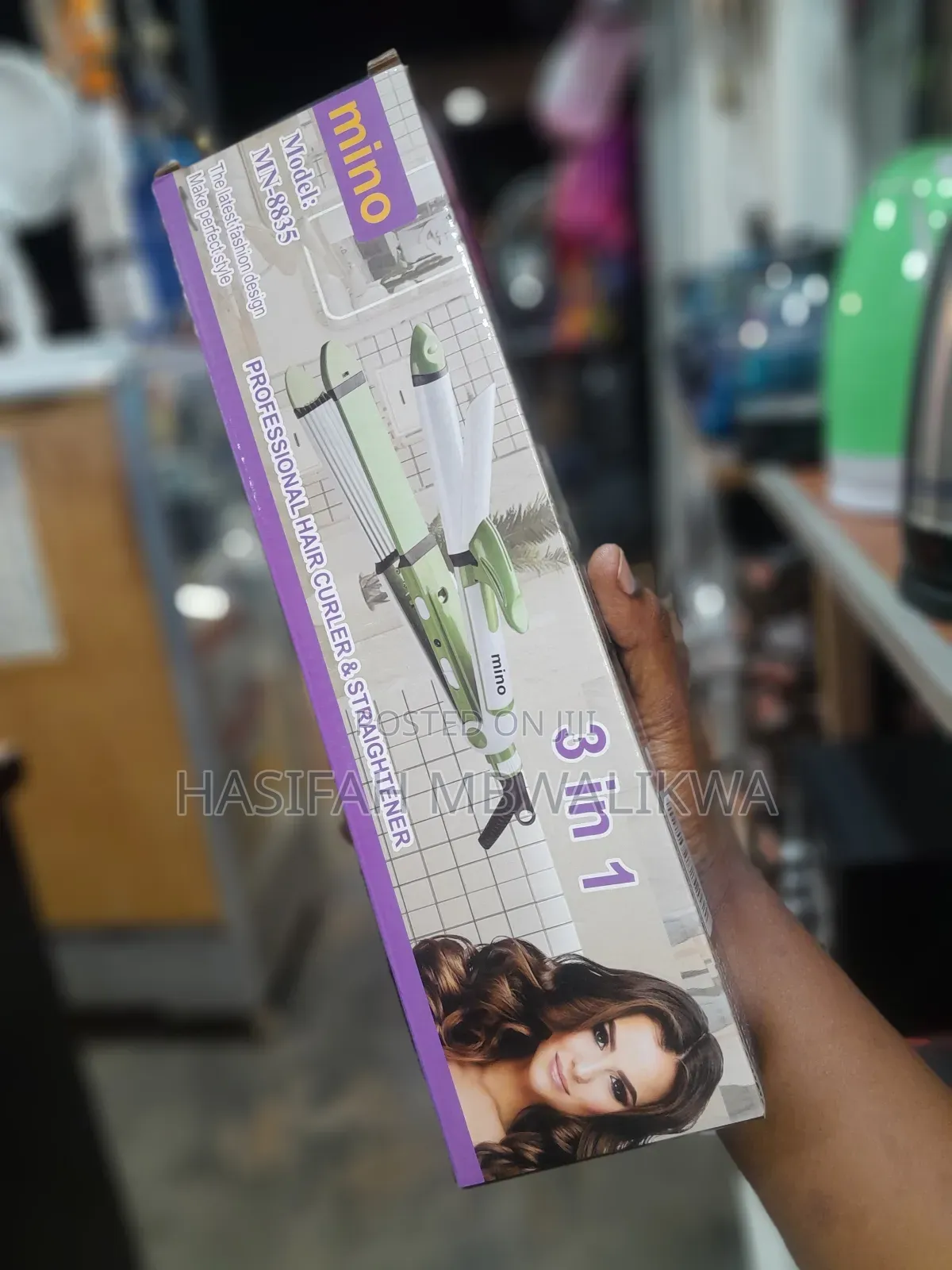 Mino 3 in 1 Hair Curler Straightener