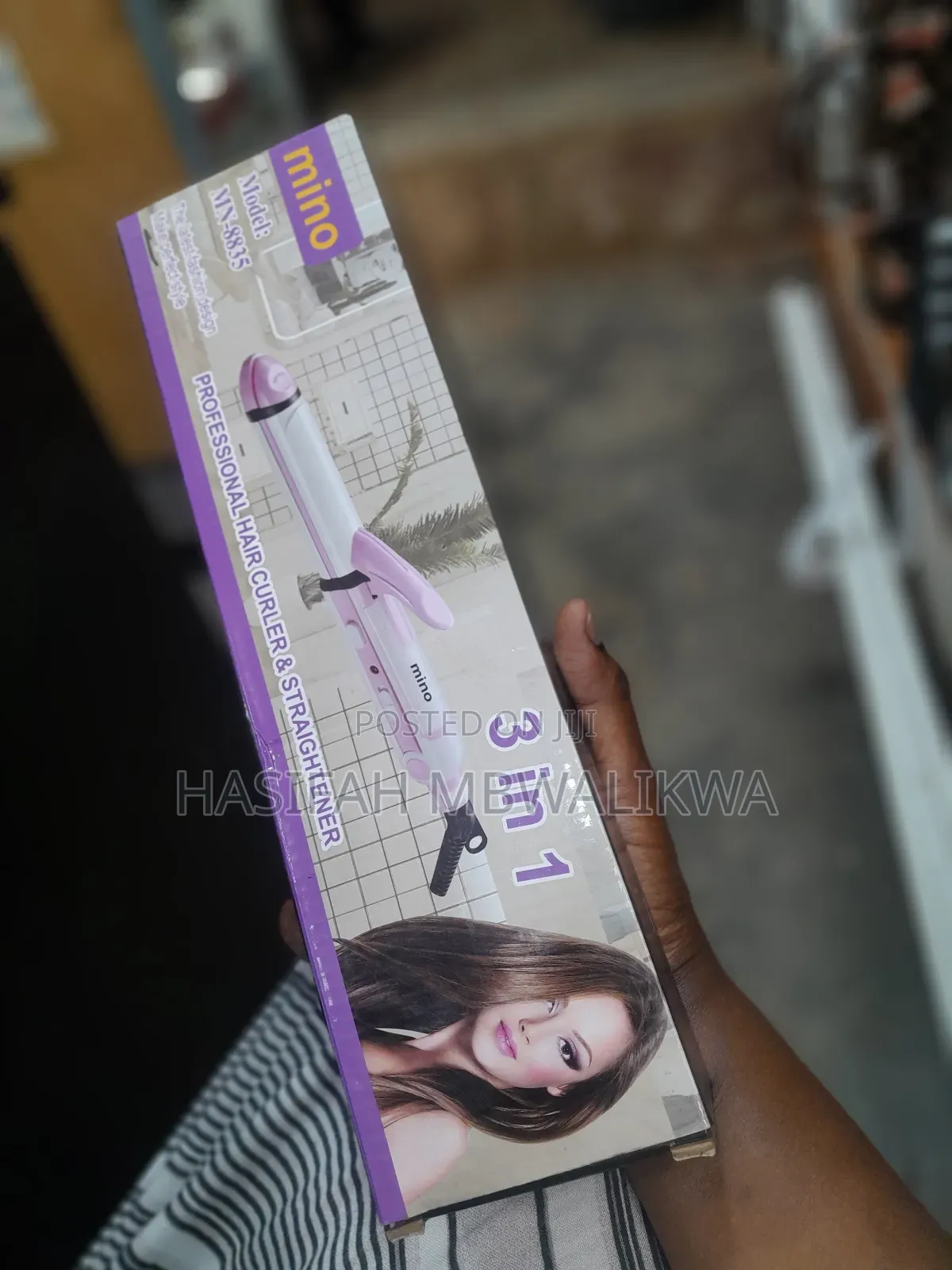 Mino 3 in 1 Hair Curler Straightener