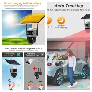 Wireless Security Camera Dual Lens Cctv Camera