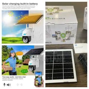 4mp Full Colour Solar Panels Camera Long-range Outdoor