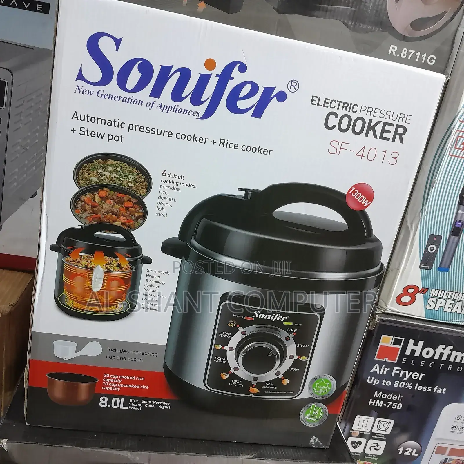 Sonifer 8.0l Pressure Cookers/Electric Pressure Cookers