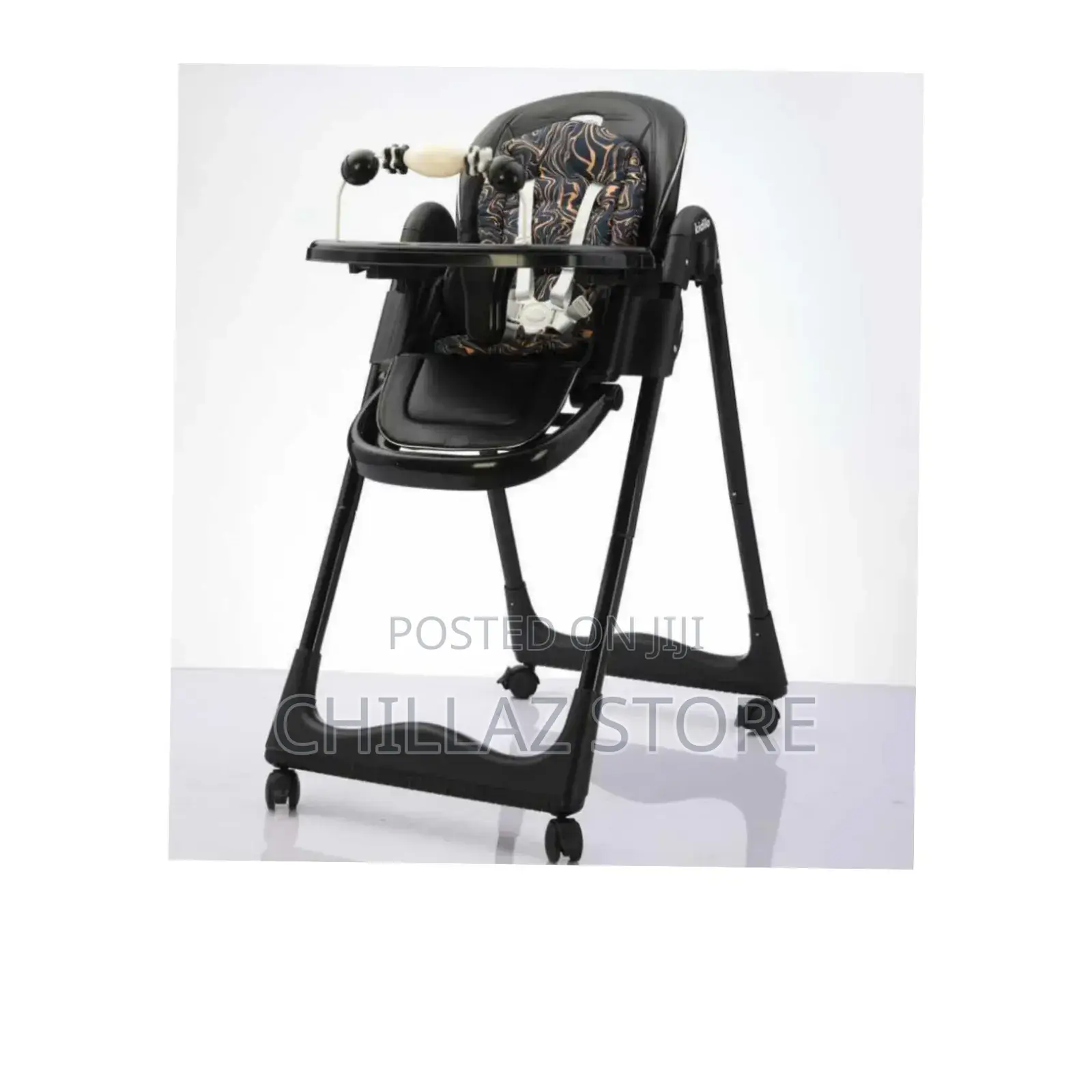 Kidilo Baby Feeding Chair (Black).