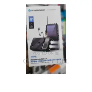 Powerology Solar Power Bank.