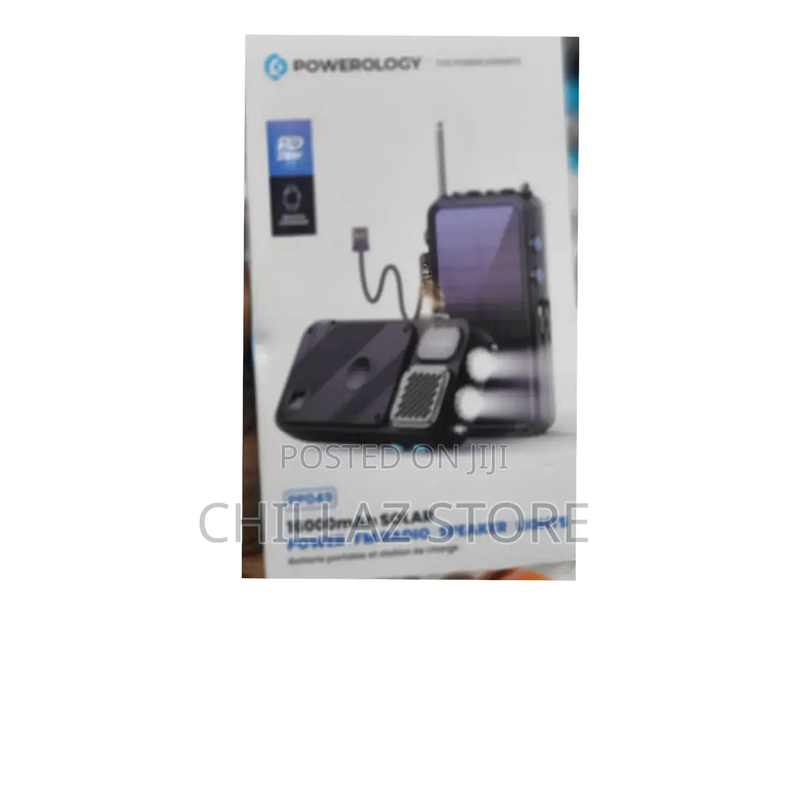 Powerology Solar Power Bank.