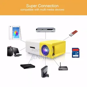 Mini Led Projector White Yellow