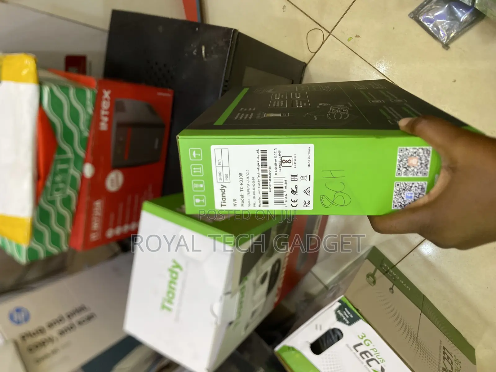 8channel NVR Tiandy 1080p