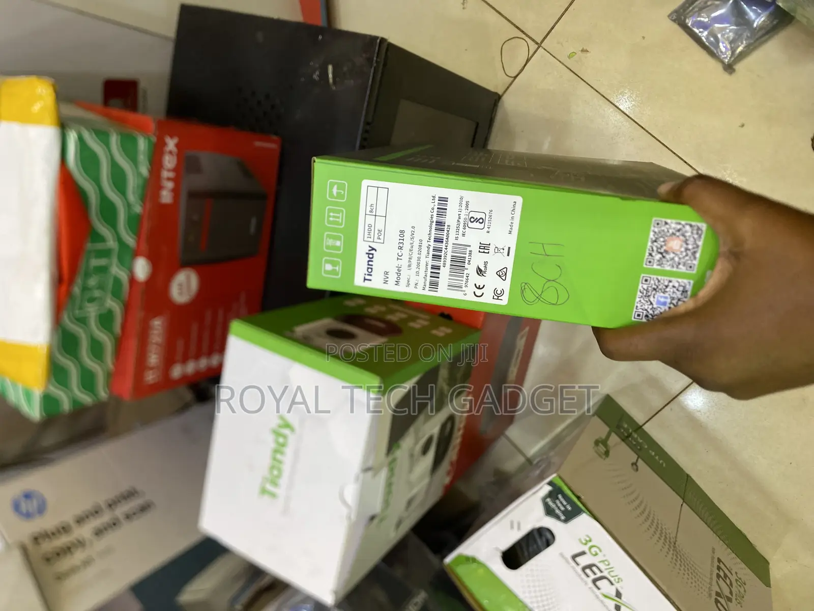 8channel NVR Tiandy 1080p