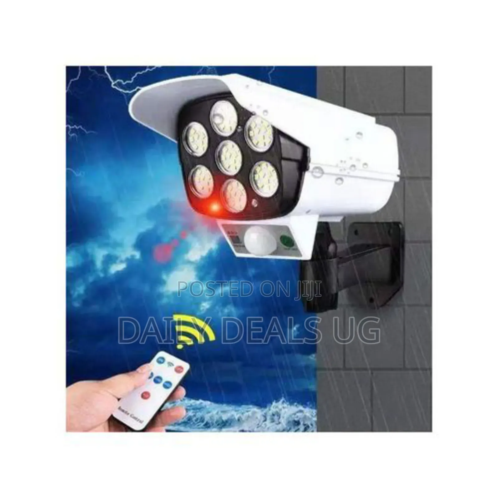 77 Led Solar Security Light Motion Sensor Fake Camera Light