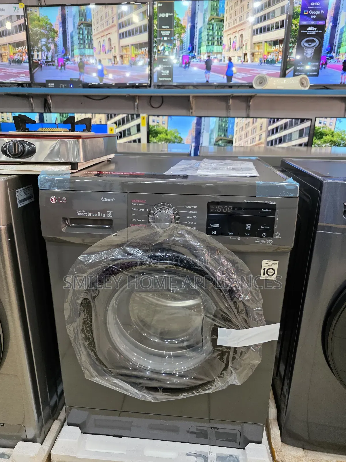 Lg 8kgs Frontloader Washing Machine Fully Automatic