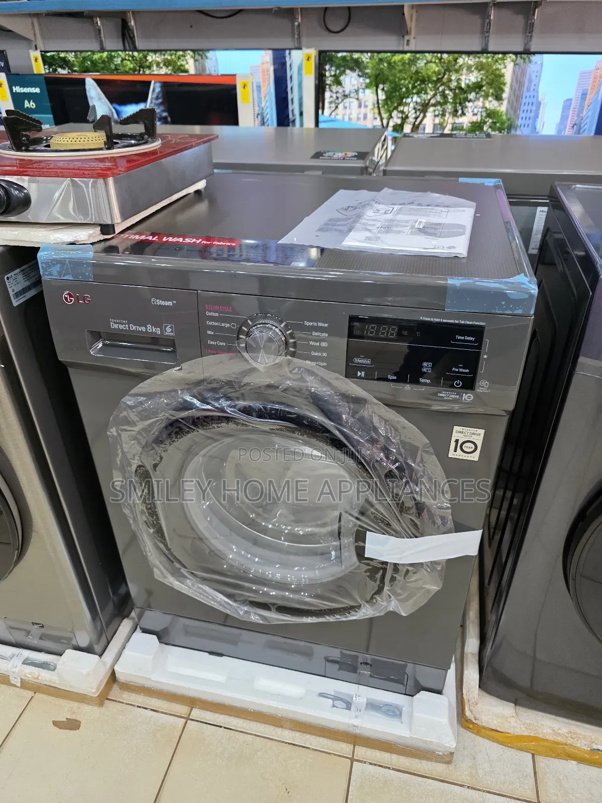 Lg 8kgs Frontloader Washing Machine Fully Automatic